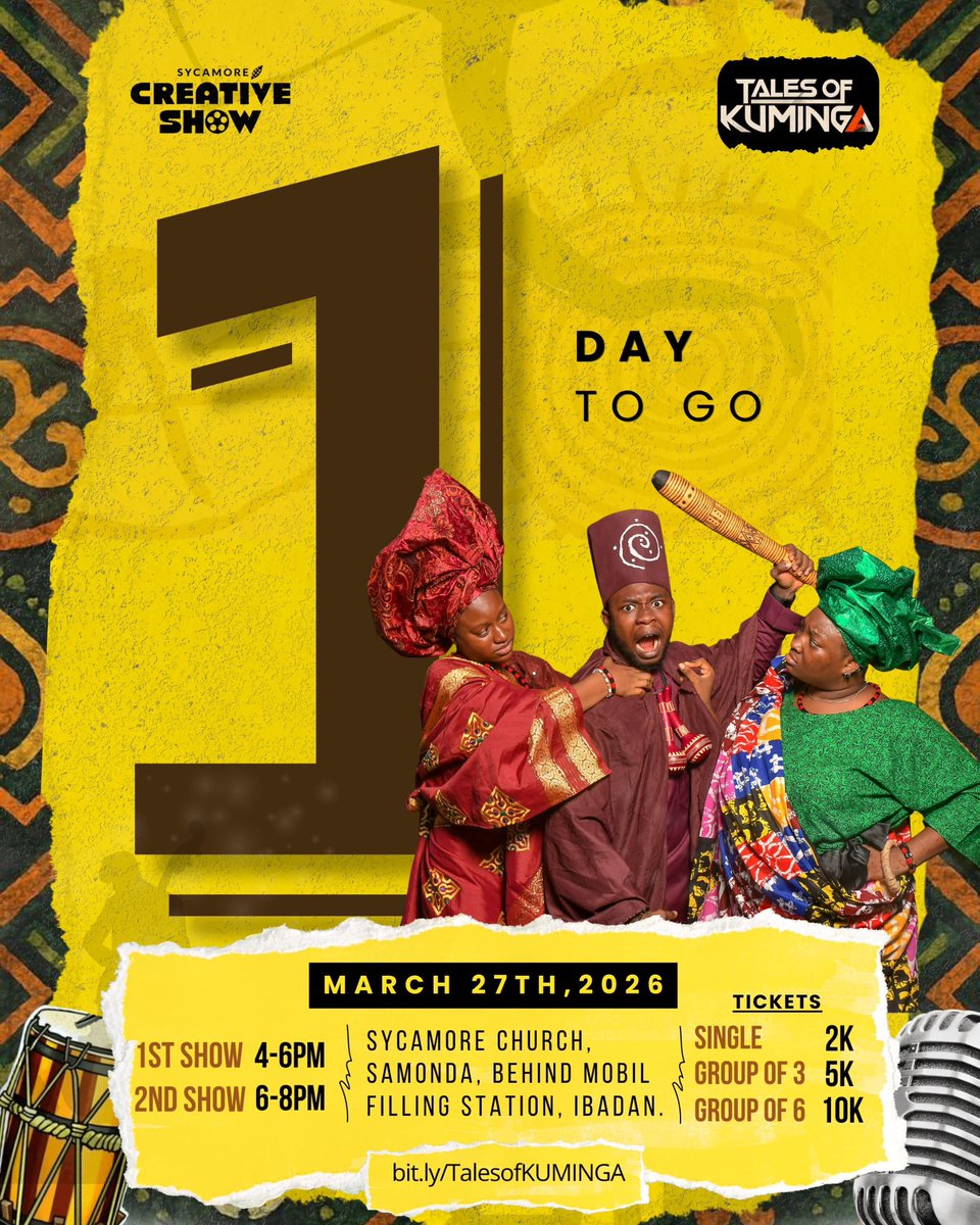 SycamoreCreativ's tweet photo. The countdown is ON.⏳ Tomorrow is the big day!

Quick update:
❌ 6:00 PM Show: SOLD OUT
✅ 4:00 PM Show: FINAL TICKETS REMAINING

Grab yours now! See you there. ✨

How? https://t.co/UXWpncwgwS ensures you're in the room tomorrowww✨ https://t.co/MO3g4bfPu0