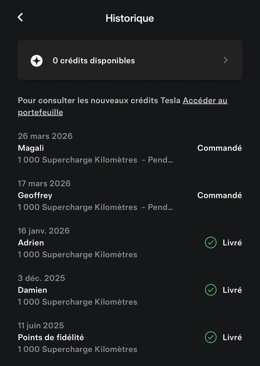 Un de plus 😋😋😋 bientôt je vais avoir trop de km 🤣 #tesla