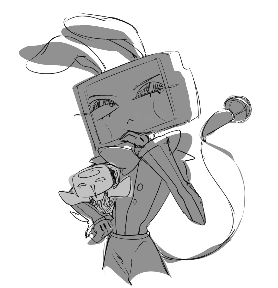 大黑兔 (Dàhēitù) tweet media