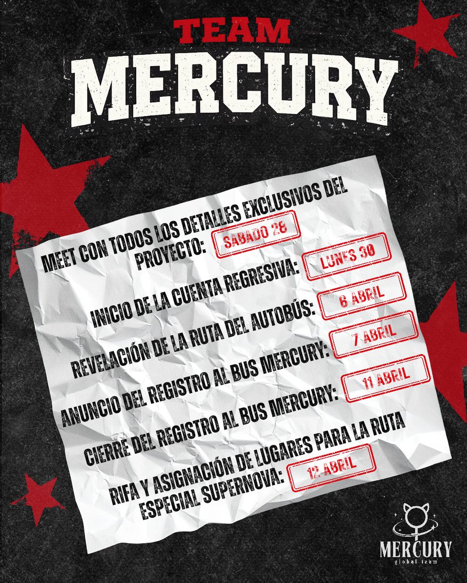 MERCURY GLOBAL TEAM tweet media