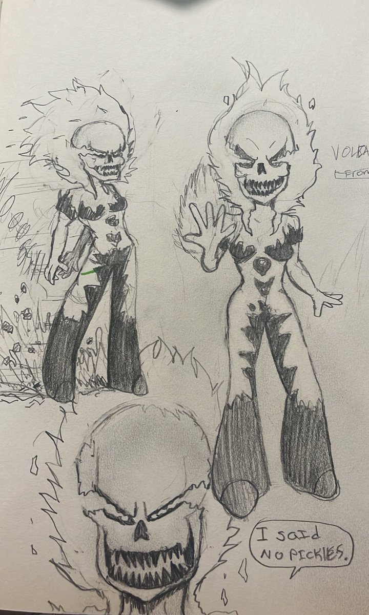Jammingtomars's tweet photo. Volcanikka been in my head since I saw that episode yesterday 😌

#doodles #draw #drawing #invincible #fanart #volcanikka #sketchbook https://t.co/gqG3RoduG2