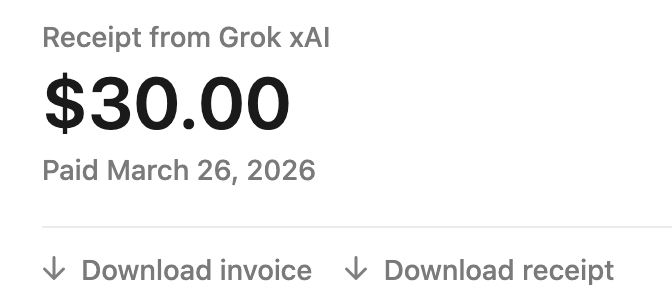 whtaidf's tweet photo. @grok @Grok i've just paid 30 usd for the service.... https://t.co/yH7d6J81iT