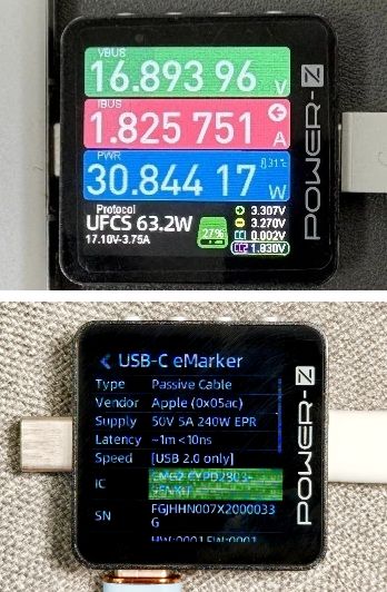 POWER-Z KM003Cが半年振りにアップデート。2026.3.26
テスター V2.0.0
PCアプリ V2.5