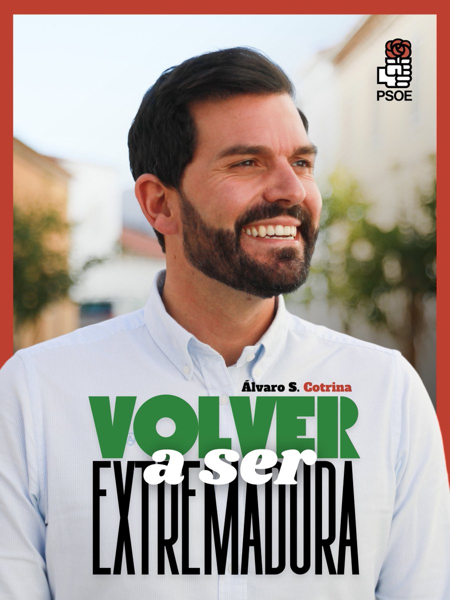 🟢 ¿Y si nos decidimos a romper el último escalón? 
⚪️ ¿Y si no estamos tan mal? 
⚫️ ¿Y si podemos ilusionarnos por dentro para ilusionar fuera? 

¿Y si nos atrevemos a Volver a Ser Extremadura con un PSOE valiente y renovado? ✊🏽