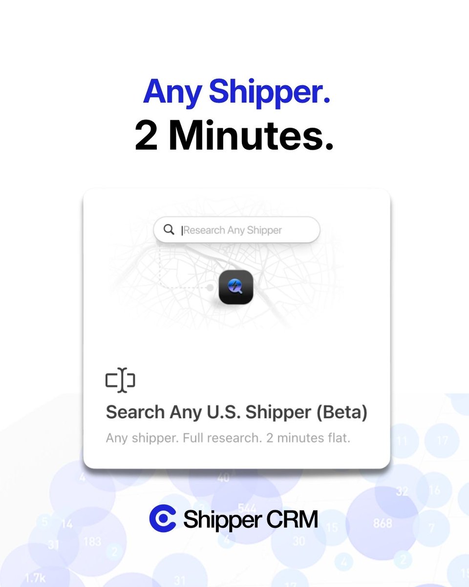 Shipper CRM tweet media