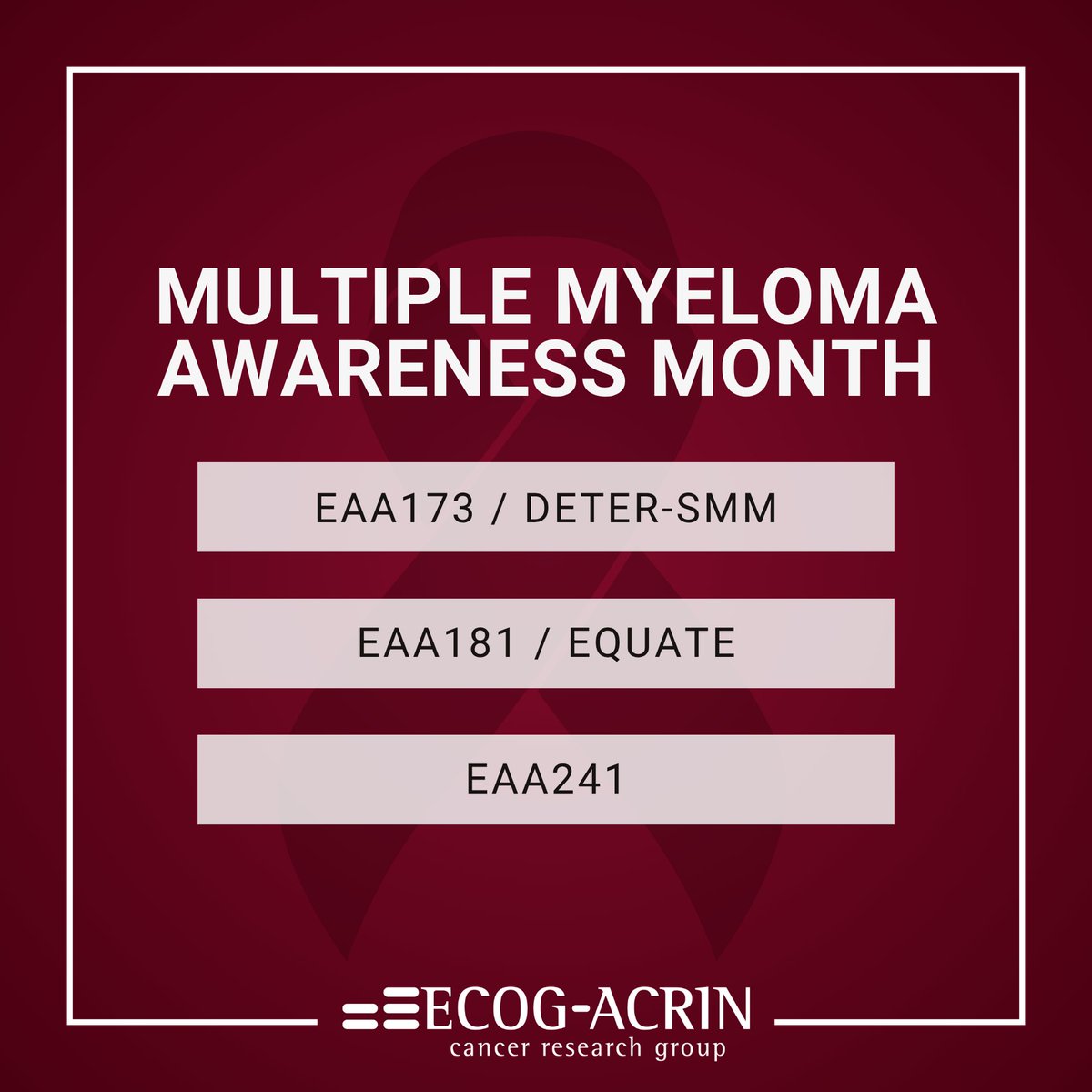 ECOG-ACRIN Cancer Research Group tweet media