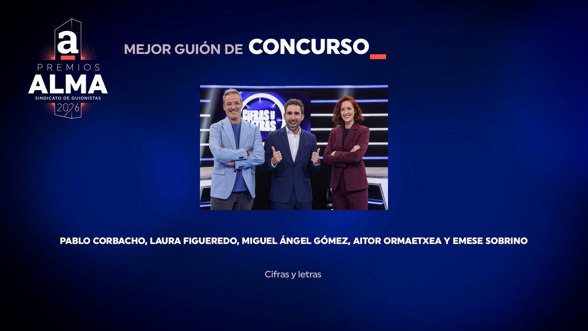 ALMA GUIONISTAS tweet media