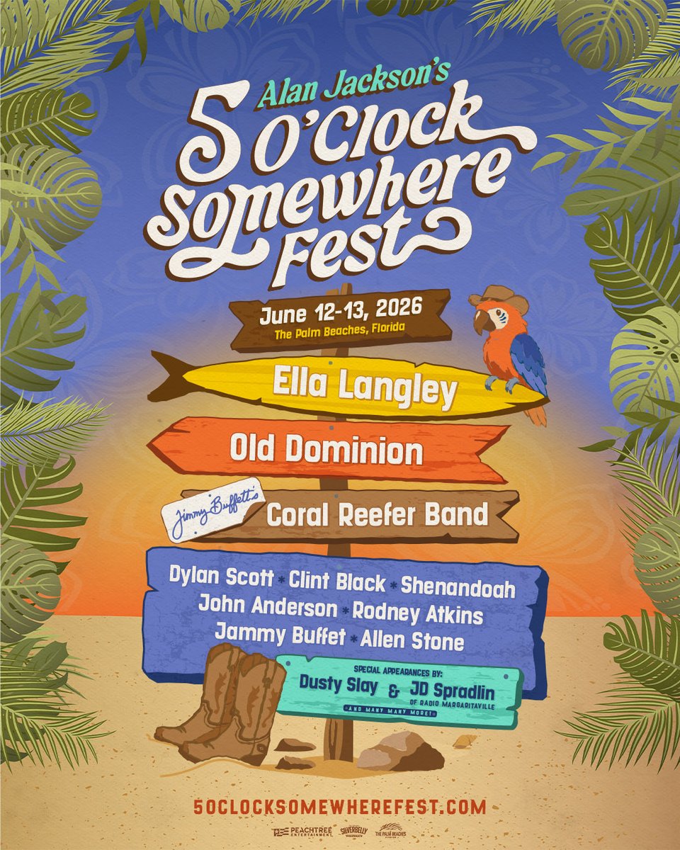JDSpradlin's tweet photo. The #CoralReeferBand have announced the first show for Spring/Summer 2026!
For tickets: https://t.co/OEJOvwlL1D
They go on sale Friday (3/26) at 9am (KWT)
BUT... You can join in the Pre-Sale today with Promo Code "SOMEWHERE"!
o0 #BubblesUp o0º
Cheers &amp; Fins Up!!!
~~~º0o~~/)~/)~~~ https://t.co/SQYkOCZnkE