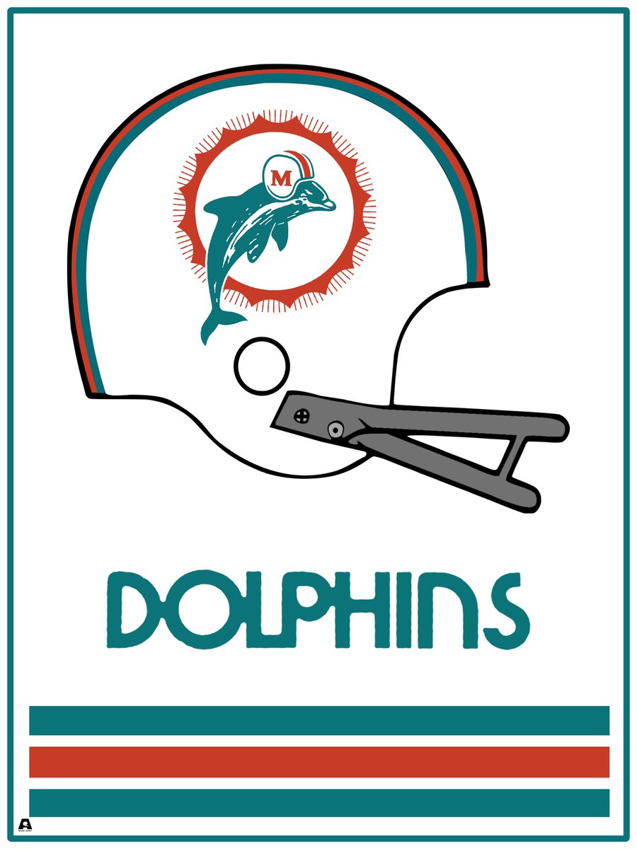 Dolphins Early 1970s Aesthetic.