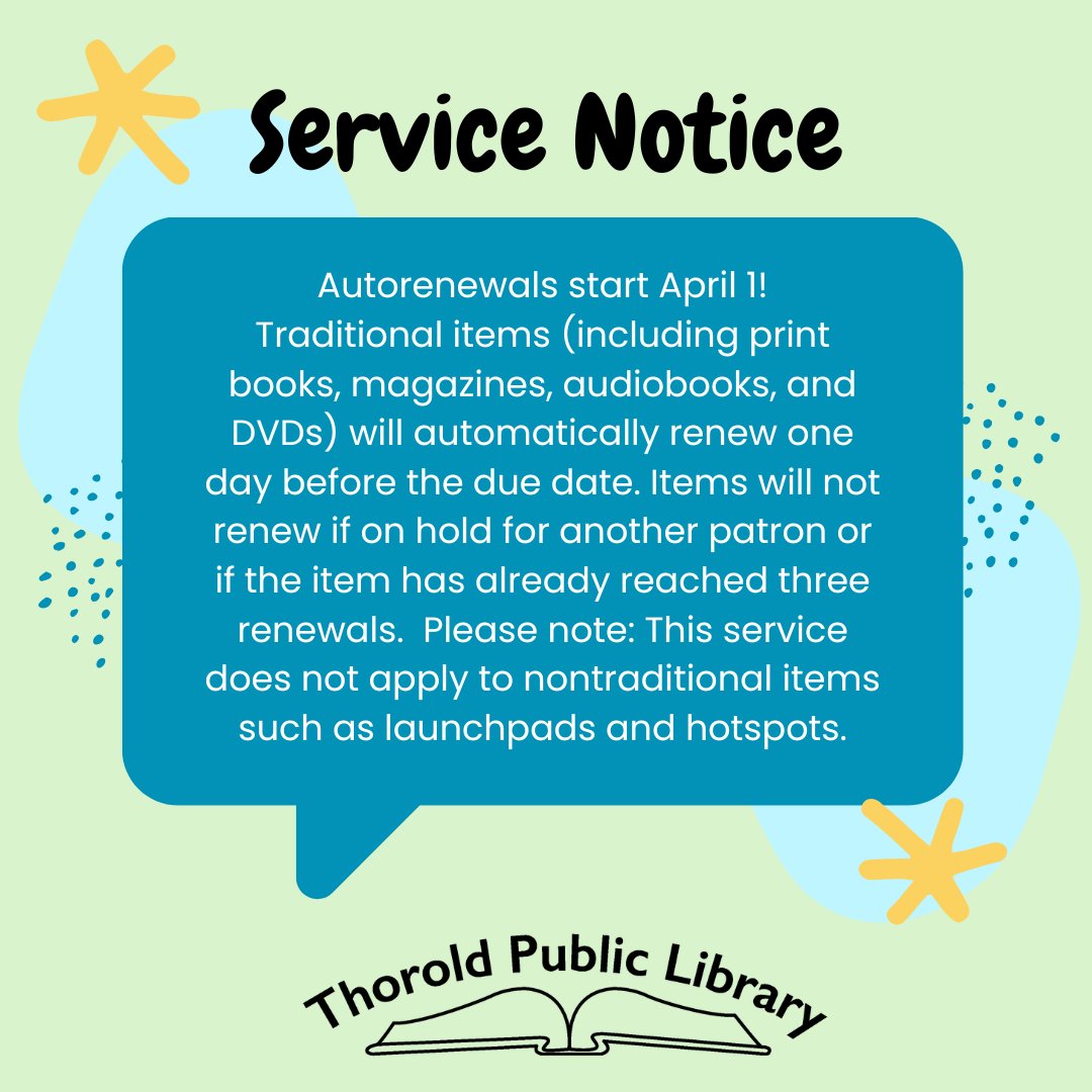 Thorold Public Library tweet media