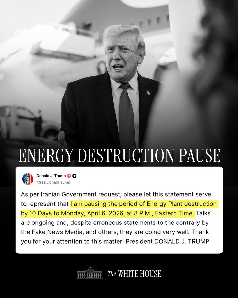 The White House tweet media