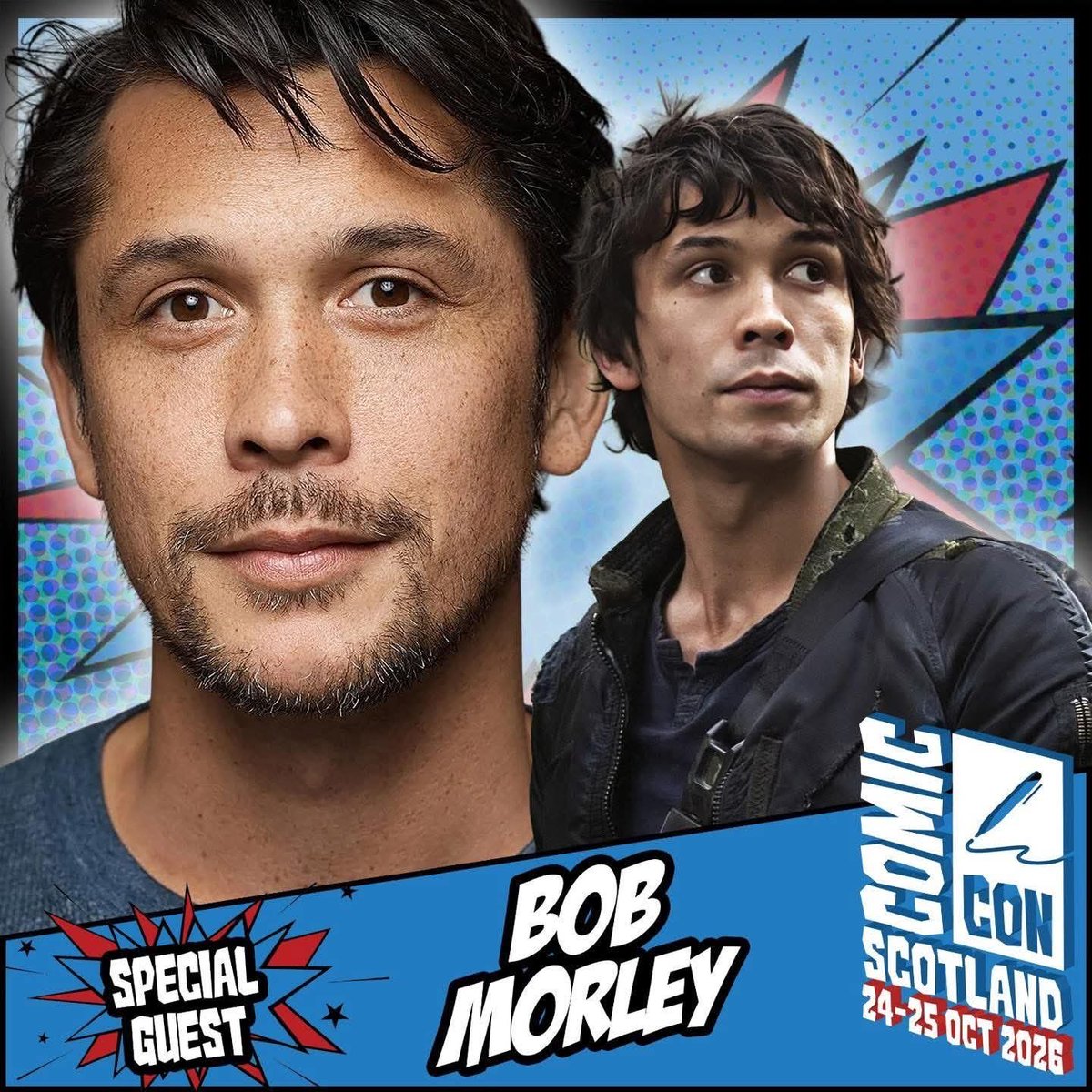 EuroConNet's tweet photo. GUEST ANNOUNCEMENT
#ComicConScotland #monopolyevents #BobMorley
24 - 25 October 2026
Edinburgh, Scotland
https://t.co/tUEjAZKjyv https://t.co/F51qAp52Eh