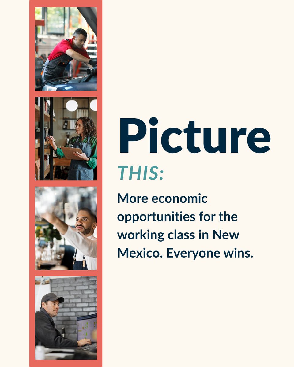 NM4Opportunity's tweet photo. Families, farmers, students, and professionals-- everyone benefits from a New Mexico with opportunity.

Vote pro-business NOW!
#nmLeg
#votenewmexico
#probusinessnm https://t.co/fzdlMu6Qjg