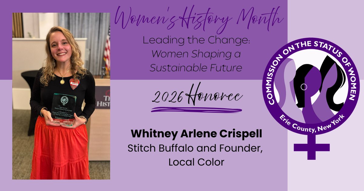 Erie County Commission on the Status of Women tweet media