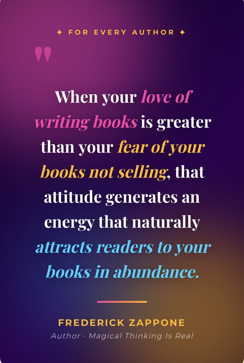 Frederick Zappone, Author tweet media