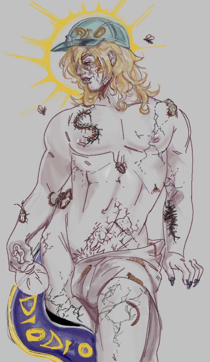 aquaweiyan's tweet photo. magma sketch #jjba #jojosbizarreadventure #steelballrun #sbr #diegobrando #diobrando https://t.co/PywO0vHZXu