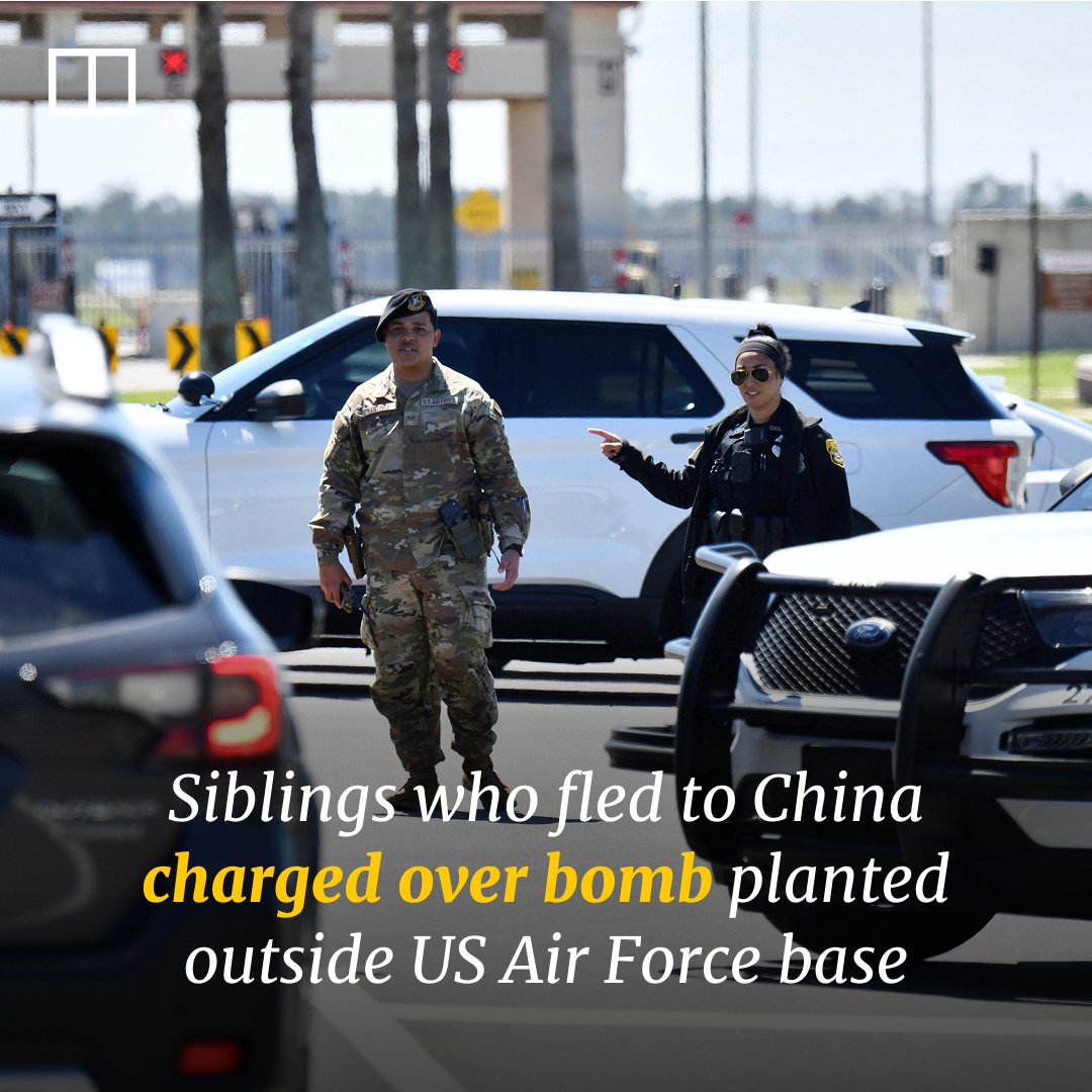 SCMPNews's tweet image. They face 40 and 30 years in prison if found guilty. 

(Link in comments)

#usa #airforce #news #scmpnews #scmp