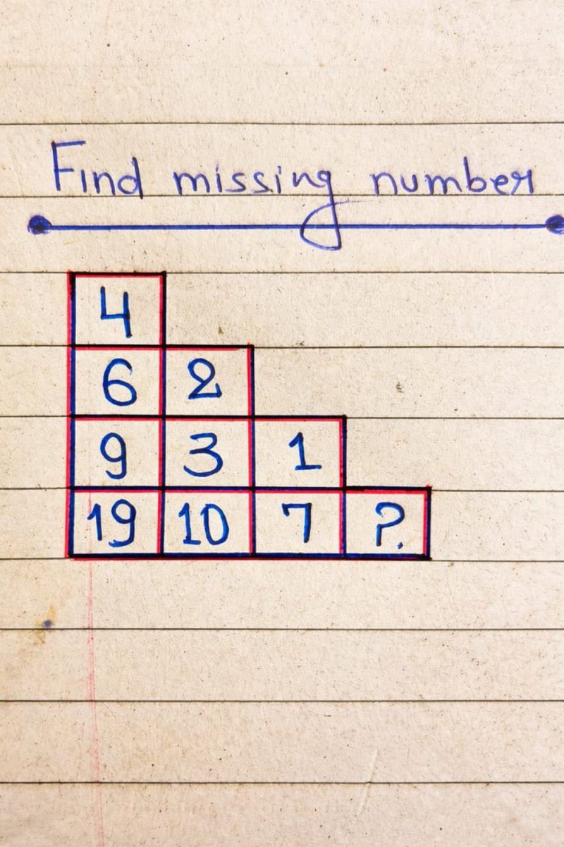 OMON528's tweet photo. What is the missing number? https://t.co/kodLXxqTDA