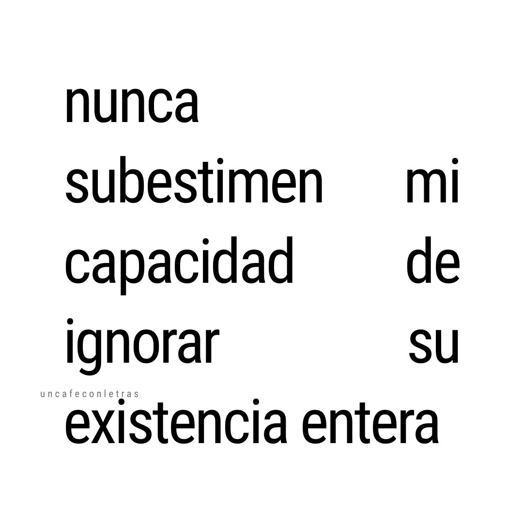 Un café con letras tweet media