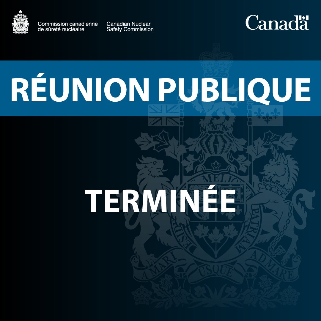 Commission canadienne de sûreté nucléaire tweet media