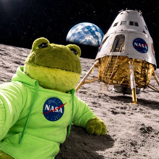 Rocket Frog is taking over the moon with 🐸<a href="/NASAWallops/">NASA Wallops</a> <a href="/NASA/">NASA</a> <a href="/NASAKennedy/">NASA's Kennedy Space Center</a> 

$FROG