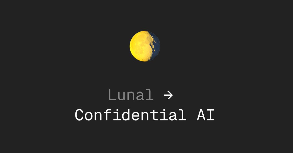 Confidential AI tweet media