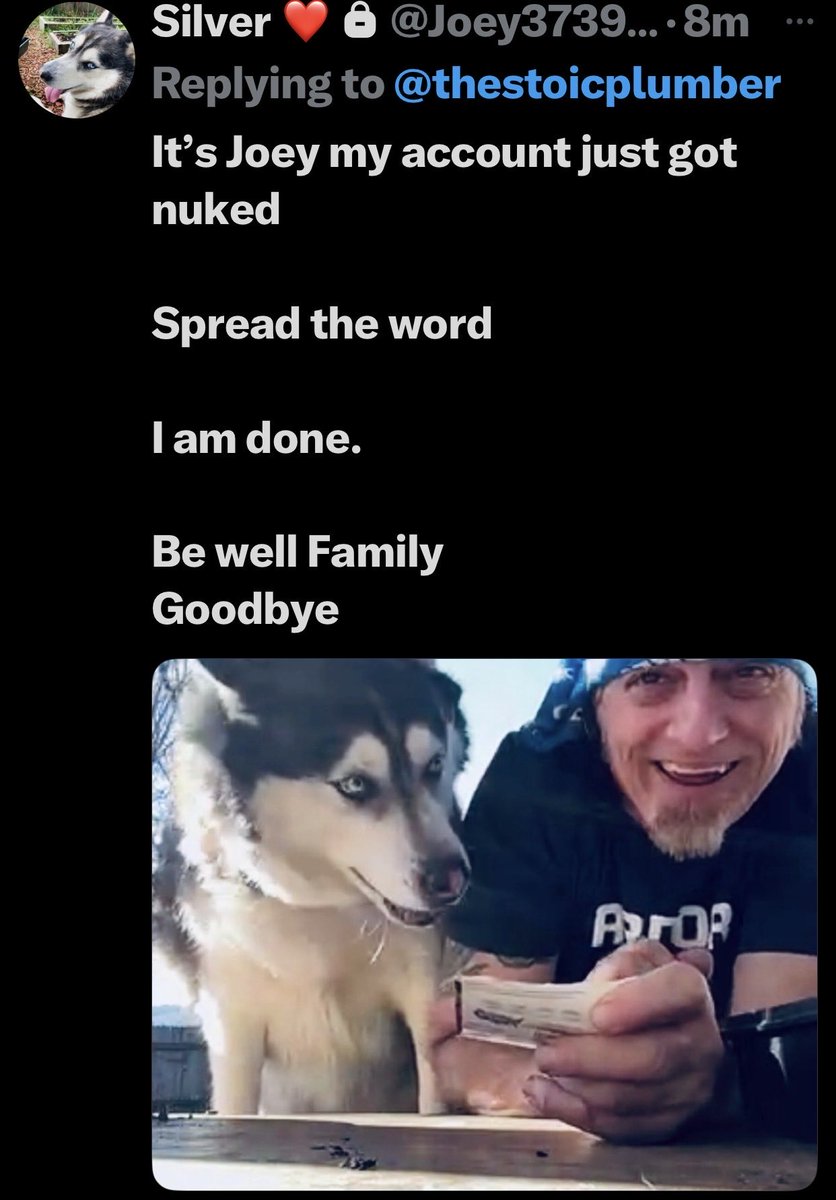 FYI man down. Silver is his backup