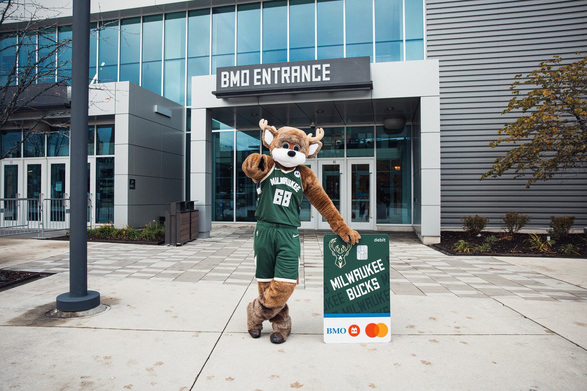 BMO_US's tweet photo. We’re back for our final BMO Customer Appreciation Day of the season! 

Heading to the @Bucks game on March 29? Don’t forget your BMO card to enjoy perks like entry through the BMO entrances, co‑branded swag, and more—a token of our appreciation. 

#FearTheDeer https://t.co/1Gbv3FKszb