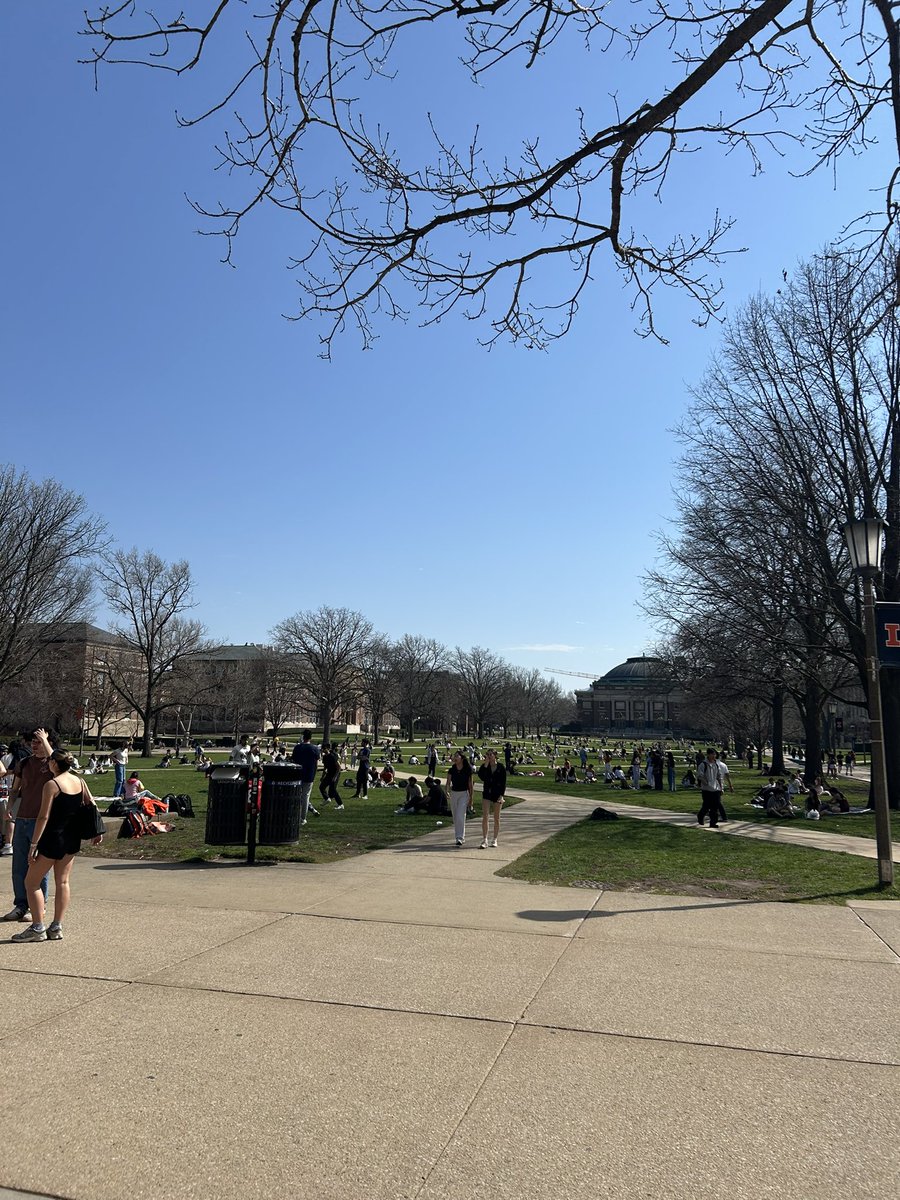 85 degrees and sunny was a good enough excuse for me to skip class