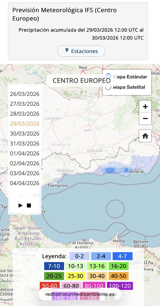 tiempo en Granada tweet media