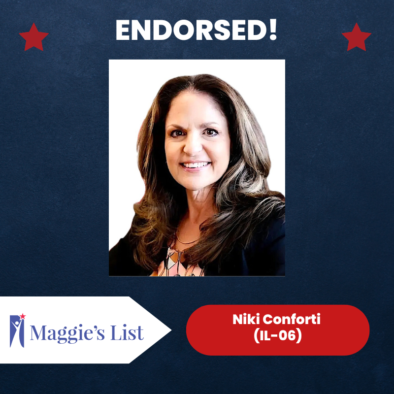 maggieslist1's tweet photo. Maggie’s List has endorsed Niki Conforti in Illinois’ 6th congressional district.

@WinWithConforti  is a proven leader, small business advocate, and healthcare professional who understands firsthand how overregulation and government overreach are hurting families, workers, and entrepreneurs — and she’s ready to fight back.

“I am thrilled to have the endorsement of Maggie’s List,” said Conforti. “It won’t be easy – we’re going up against a four-time Democrat incumbent – but with hard work and support from highly-regarded organizations like Maggie’s List, I’m confident that we will flip the seat in November and turn it Red.”

“Niki Conforti exemplifies the kind of leader where Maggie’s List can make a meaningful difference,” said Maggie’s List Illinois Chair Laura Anderson. “She is committed to putting in the hard work, and through our partnership, we can help elevate her campaign with Maggie’s List’s credibility and targeted financial support.”

You can support her here: https://t.co/314OeLUce5