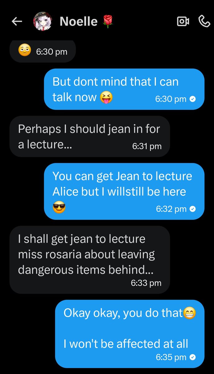 Timely Rosaria's dagger tweet media