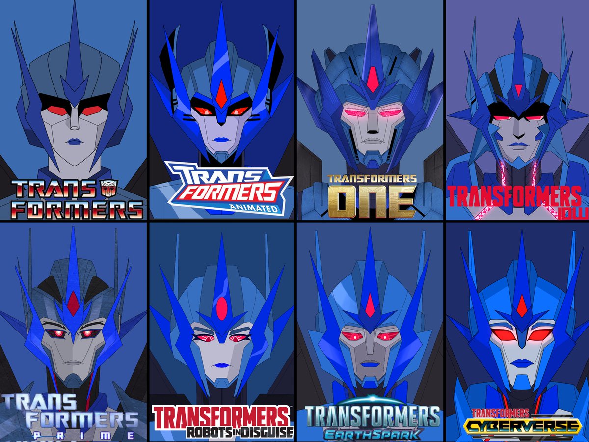Megatron_666_'s tweet photo. Which one is your favorite?? ๐ค๐ฉต#tfone #animated #transformersidw #tfp #cyberverse #tfpoc #oc #robot https://t.co/amp5QBcW49
