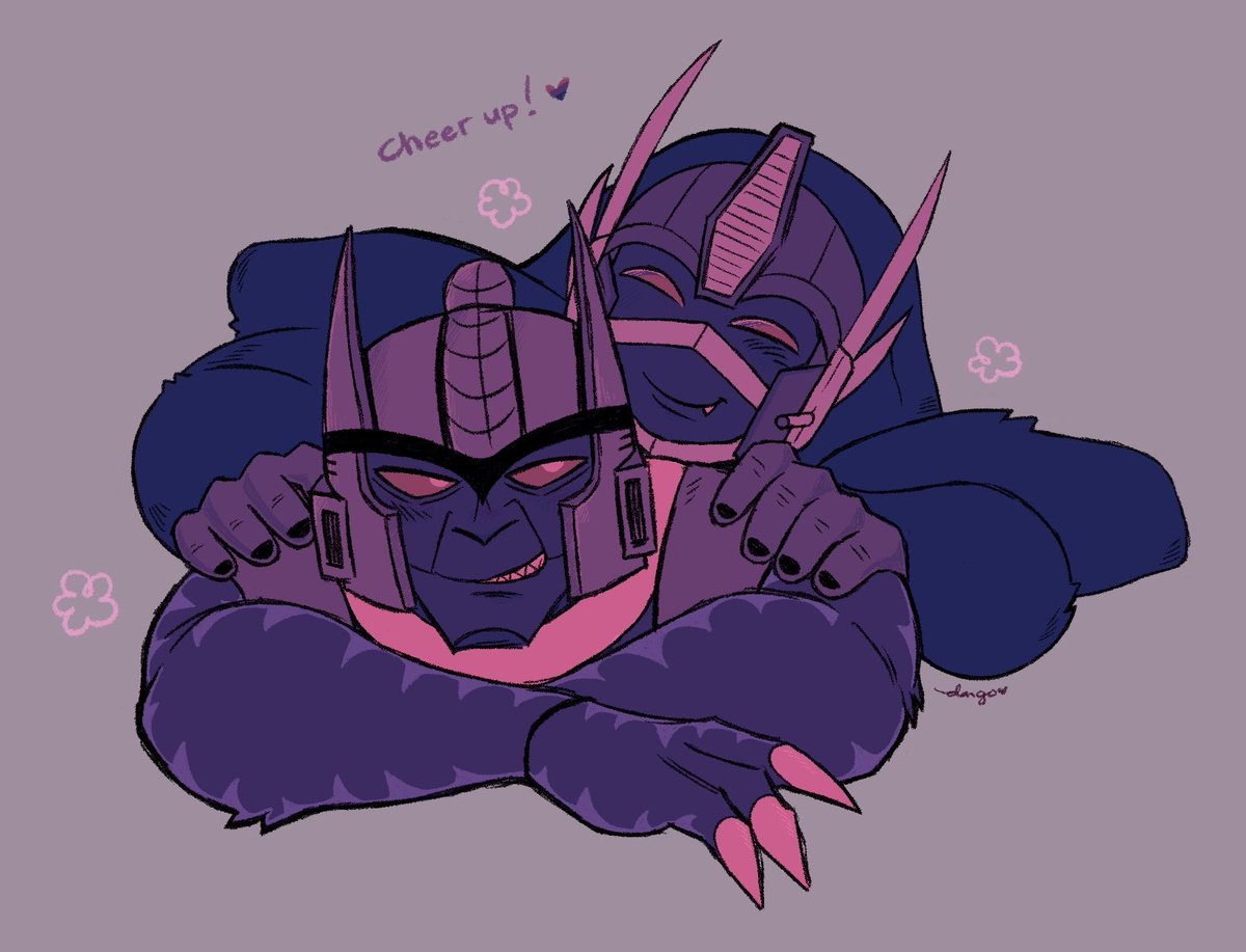 dragondangos's tweet image. Oh how I luv them so,, 💕 (+bisexual lighting yayyy:D)
#beastwars #doop