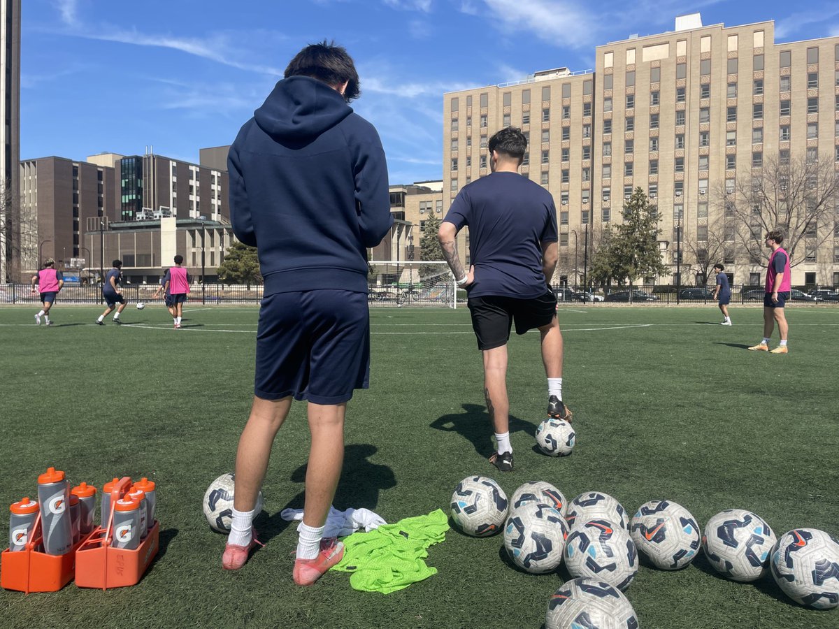 ncumsoc's tweet photo. Beautiful day in our neighborhood!😎Another great day of spring training for this @NorthCentral_MN @ncurams squad. Already prepping for @umacathletics and @TheNCCAA play this fall...👊 https://t.co/dptcOQfX4Y