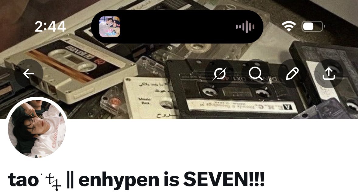 tao ݁ᛪ༙ || enhypen is SEVEN!!! tweet media