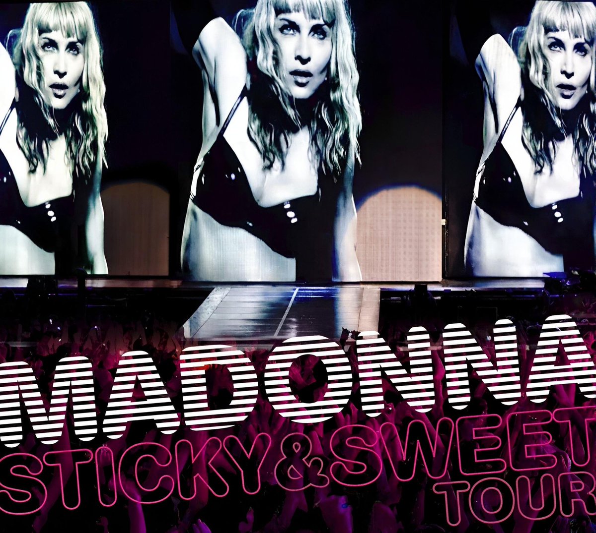 26 de Marzo de 2010: Se lanza #StickyandSweetTour como el tercer álbum en vivo de #Madonna. Grabado durante los días 7 y 8 de Diciembre de 2008 en el estadio River Plate en Buenos Aires, Argentina, se estima que se han vendido alrededor de 700 mil copias a nivel mundial 👑🔥❤️