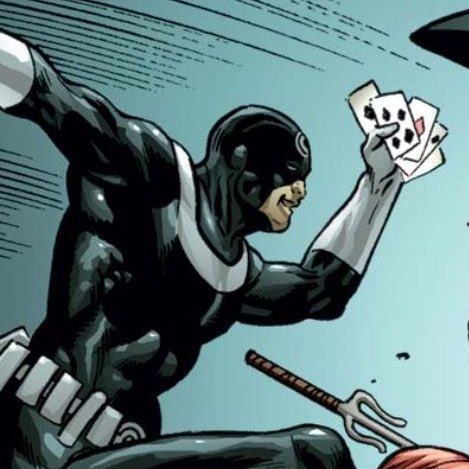 BULLSEYESOLOS's tweet image. bullseye NEEDS to throw playing cards as deadly weapons in the mcu
