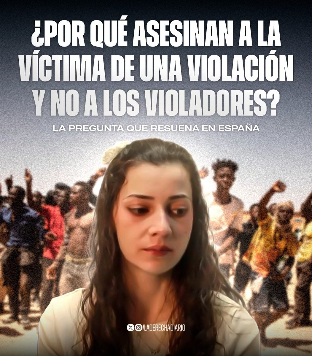 FabuRider06x's tweet photo. 🚨📢🇪🇸¿Por qué asesinan a la víctima de una violación y no a los violadores? La pregunta que resuena tras la muerte de Noelia Castillo. El gobierno de Pedro Sánchez, ese traidor vendido a la izquierda globalista, es el culpable. Con sus políticas suicidas y leyes blandas como el solo sí es sí ha liberado violadores que matan a nuestras mujeres. ¡Basta ya! #PedroSanchez
#NoeliaCastillo #Eutanasia