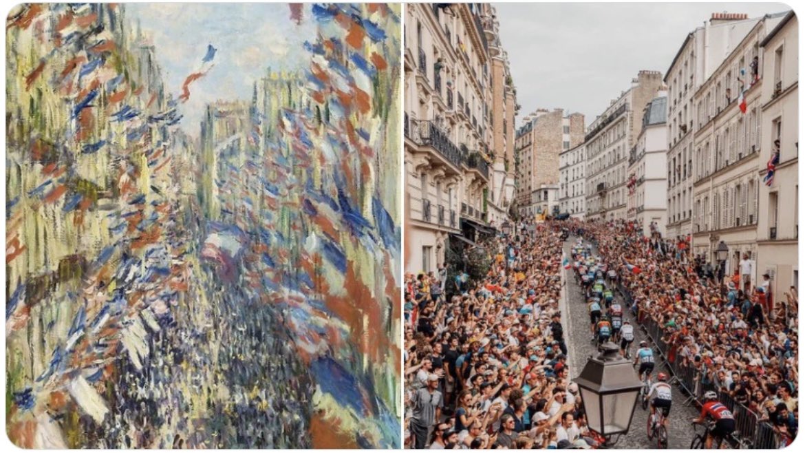 voshans's tweet image. Claude Monet (1878)

Bilal Aouffen (2024) 

#art #kunst 
#fotografie #photography 
#impressionisme #impressionism
#wielrennen #procycling #paris