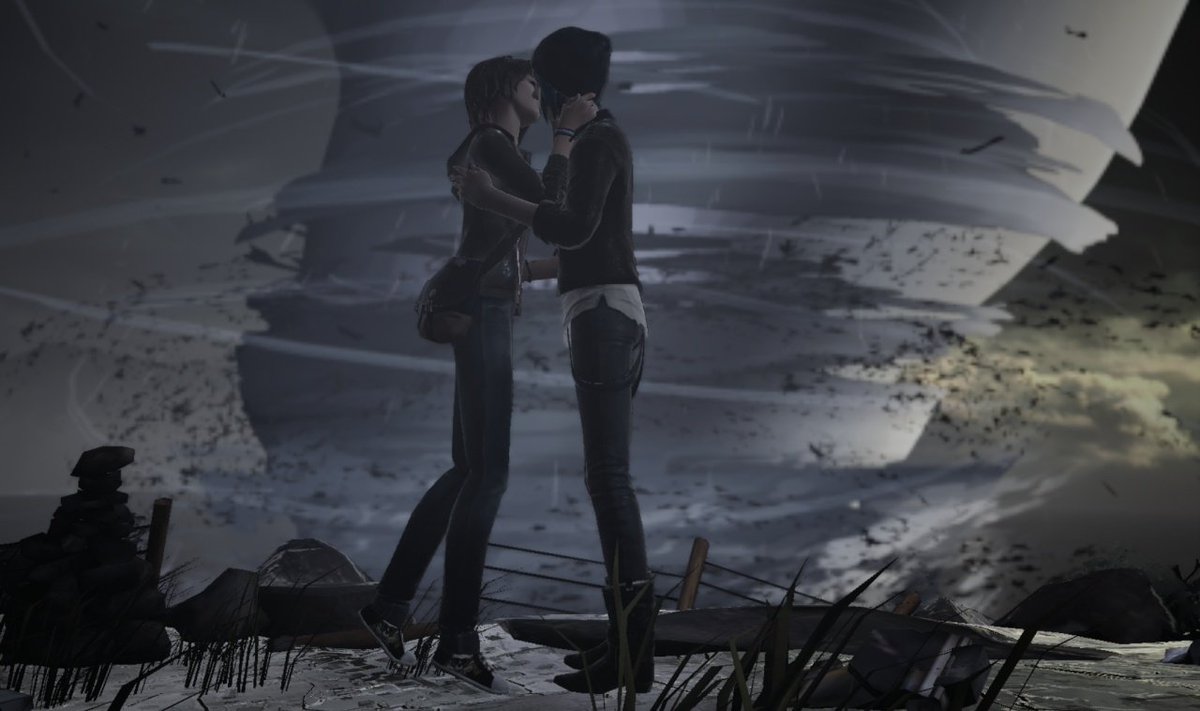HILLROMANOFF's tweet photo. #SecretsOfCaledon LIFE IS STRANGE REUNION SPOILERS 

.
.
.
.
.
.
.
.
.
.
.
.
.
.
.
.
.

no but why does the bay ending always get the best kisses IMAGINE HOW TIRED I AM BUT GOD THIS IS SO CUTE I'M LITERALLY CRYING MY BABIES 😭❤️ https://t.co/u5ybUOIK4i