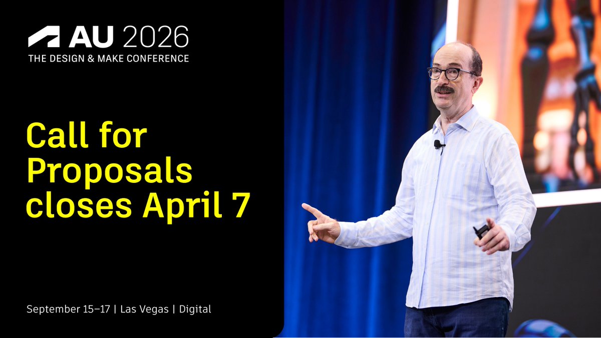 Autodesk University tweet media