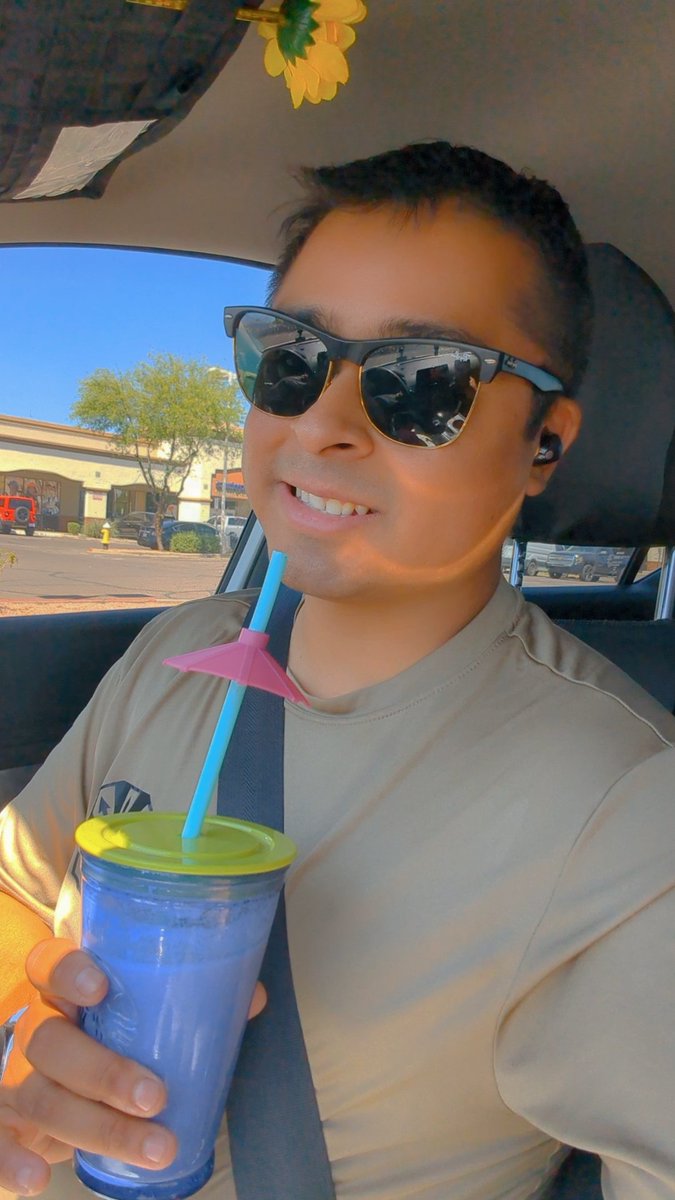 jxm164's tweet image. They call it #bougie☀️
Why be miserable in the heat when you bring your own #vibe? ⛱️
Just a little field hydration to keep the vibes high while we chase these SRP ballots in the valley.
Stay cool, stay driven🌵🦅 #DTPHX #StarbucksLife #BallotChasers #ArizonaHeat @VoteSRP
