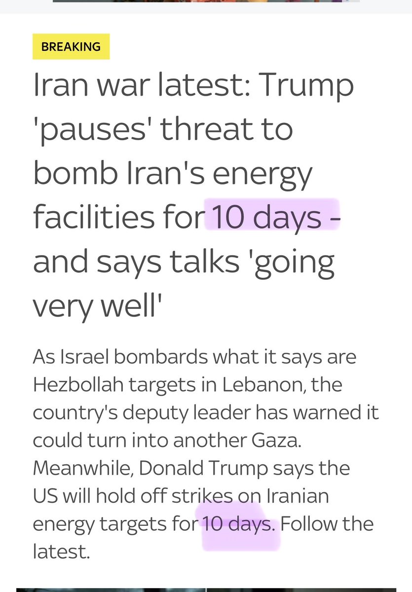 DebiEvansMatron's tweet image. Relax everyone #Iran #Trump 
Playing with the world and the markets? 

#48hrs - 5days now extended to 10 🤔😏

What’s going on? 😏