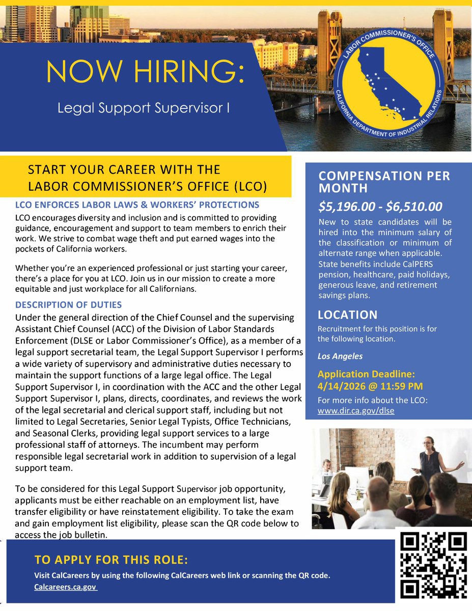 California Department of Industrial Relations tweet media