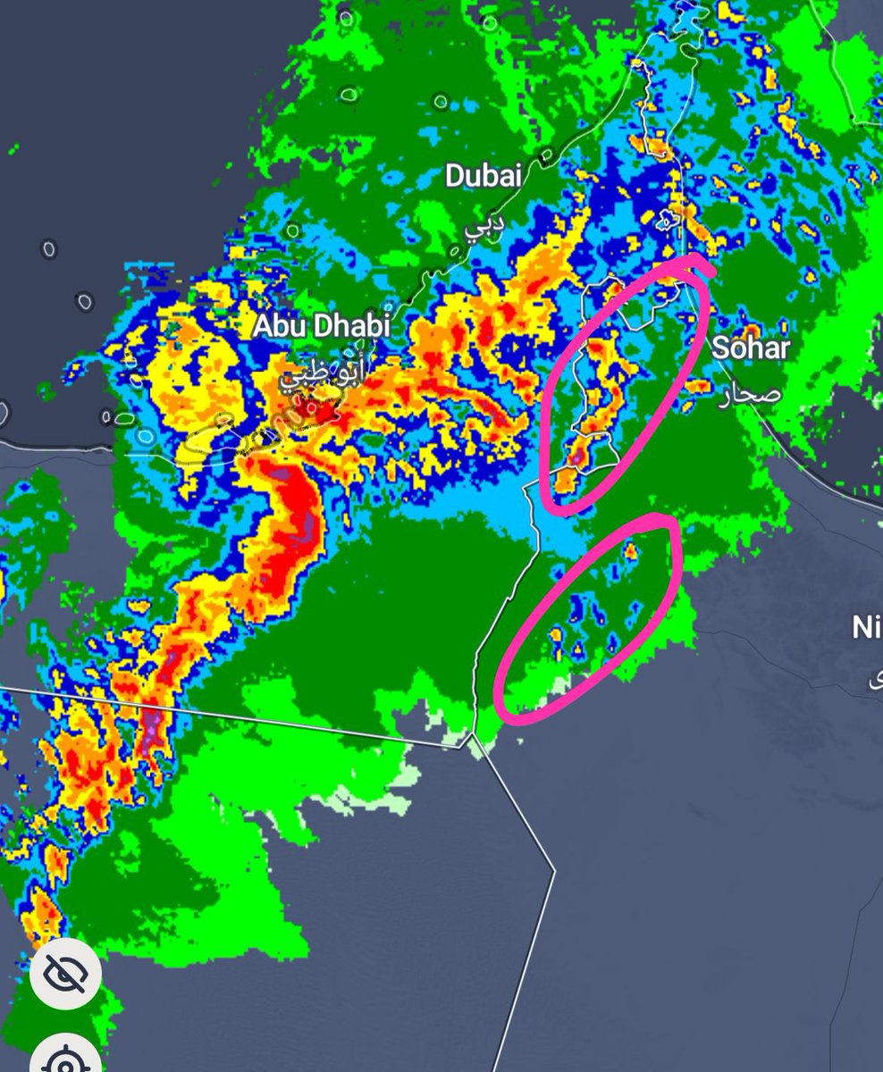 _gulf_storms's tweet photo. بداية نشاط  ممطر على الظاهره كمقدمات
باذن الله الخلايا ستدخل بكل قوه الحجر الغربي وشمال عمان مع توقعات جريان الاوديه بغزاره فجر اليوم والله أعلم.
#منخفض_المسرات 
#شبكة_عواصف_الخليج https://t.co/XrEOdigGcK