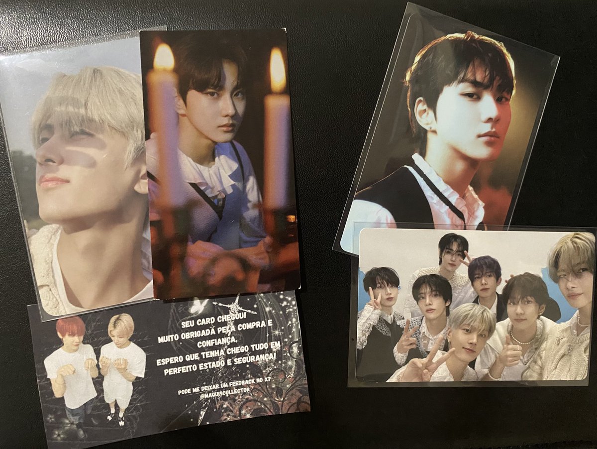 feedback suuper positivo pra <a href="/maquiscollector/">𝒎𝒂𝒒𝒖𝒊𝒔 :3</a> que me vendeu esse pc do won e o ot7! veio tudo certinho e bem embalado, amei os brindes, obrigada!!!!💞