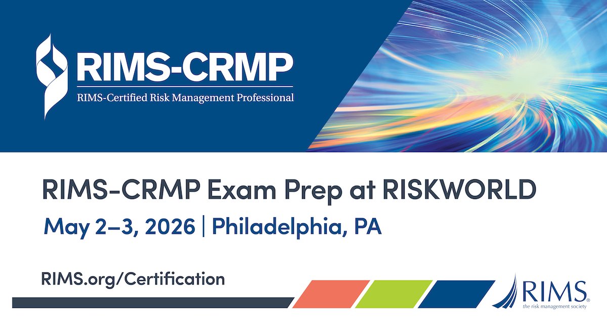 RIMS, the risk management society tweet media