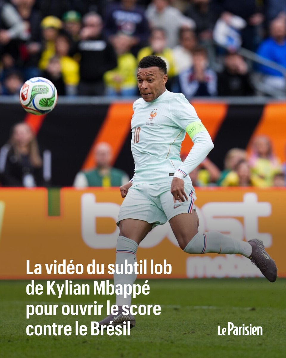 le_Parisien's tweet image. #BRE #FRA
La vidéo du subtil lob de Kylian Mbappé pour ouvrir le score ⚽
➡️ l.leparisien.fr/VPov