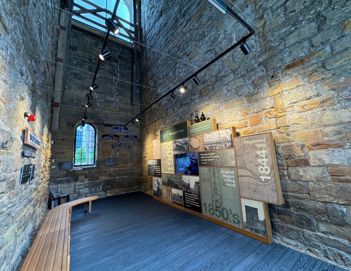NRHAwd's tweet photo. Profiling NRHA 2025 winners, MEPC Limited (Wellington Place) won the @AvantiWestCoast Community Award for the restoration of the former wagon hoist at Leeds Wellington as a mini museum. Entries to this year's NRHAs are now open!  See https://t.co/3NqMAzHRtW for details. https://t.co/hioLQQZtYQ